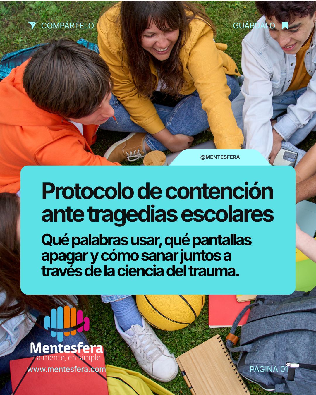 Protocolo de contención ante tragedias escolares